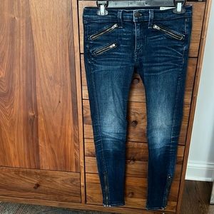 Rag&Bone skinny jeans with zippers